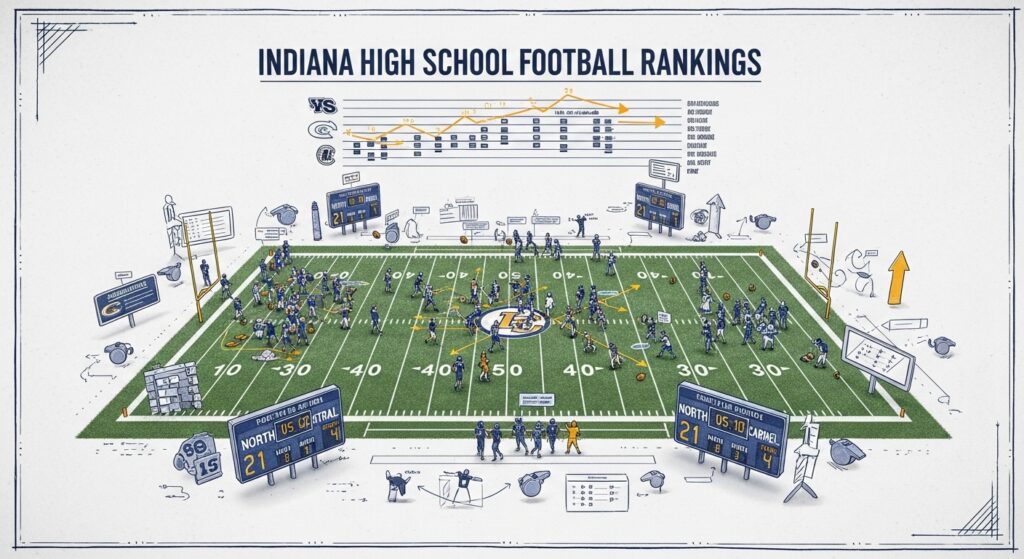 indiana high school football rankings​