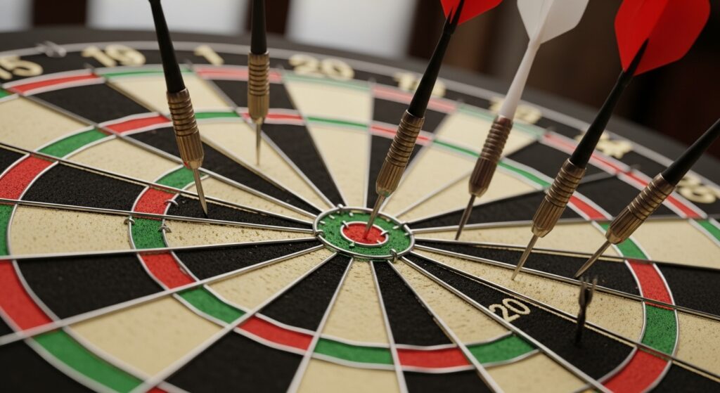 dart game rules explained on dartboard