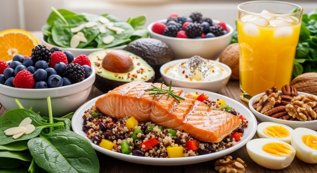 Healthy foods rich in protein and antioxidants to boost recovery