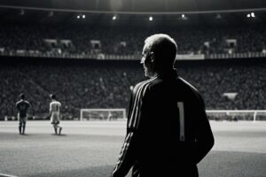 football legends in action
