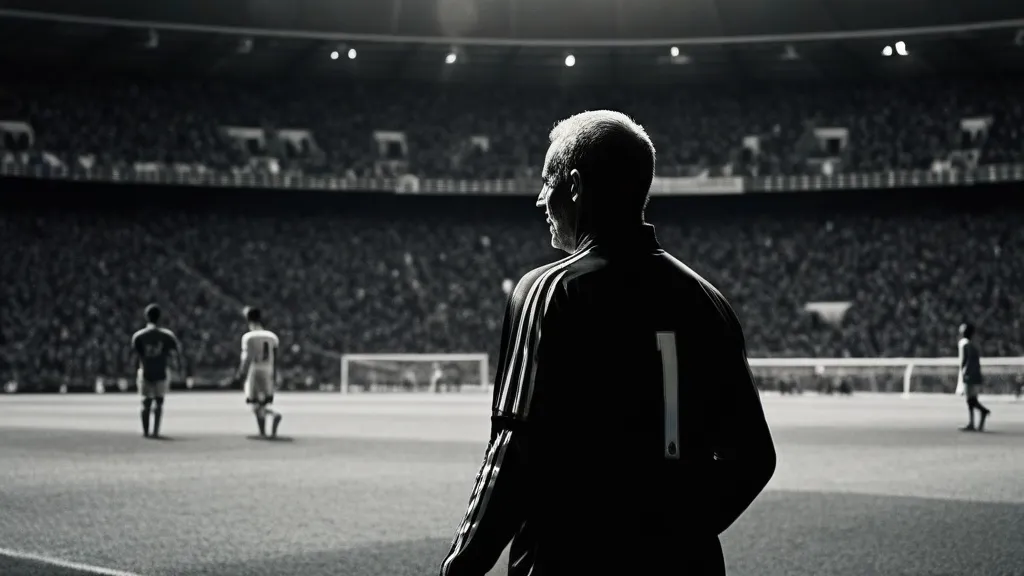 football legends in action