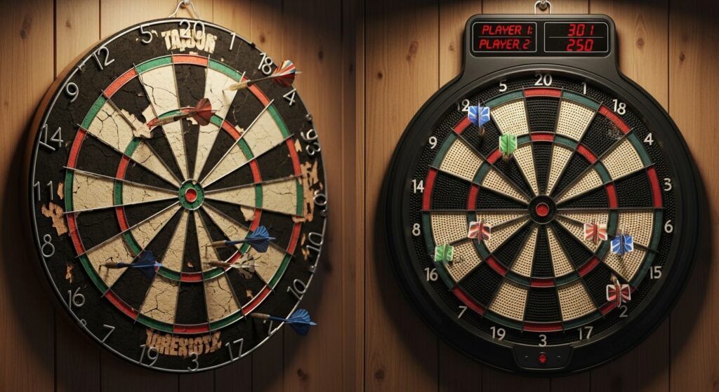 steel tip vs soft tip dartboard comparison